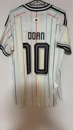 adidas サッカー日本代表 堂安律 10番 アウェイユニフォームLサイズ