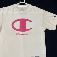 Champion Basketball ビッグロゴ デカロゴ ストレッチTシャツ