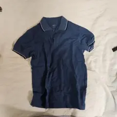 ネイビー 半袖ポロシャツ S