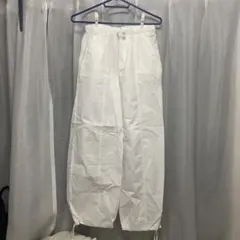 ナイロンパンツ ホワイトパンツ 韓国 ストリート