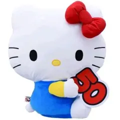 【サンリオ】ハローキティ 50th おすわり ぬいぐるみ 特大BIG※最終値下げ