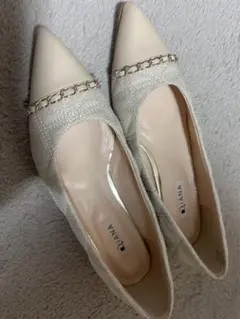 【値下げ】美品 DIANA ダイアナ ポインテッドトゥパンプス ツイード