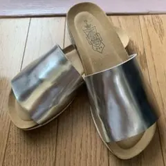 CALIDAD サンダル シルバー