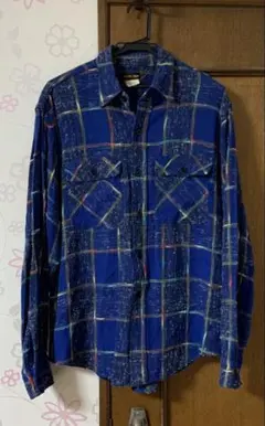 00s SUGAR CANE レーヨン ネップ シャツ チェック ヴィンテージ