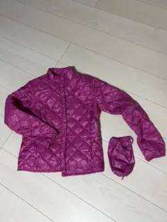 ウルトラライトダウンUNIQLOピンクレディースL