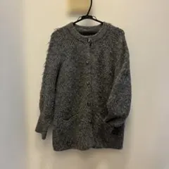 ジーナシス⭐︎グレー ニットカーディガン フリー