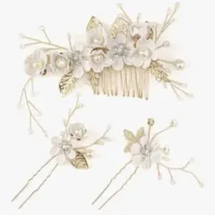 y*E様 ヘアアクセサリー　ヘッドドレス　　髪飾り　卒業式　結婚式