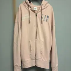 GAP ジップアップパーカー ベビーピンク スウェット