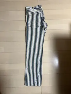 ストライプ ワークパンツ メンズ