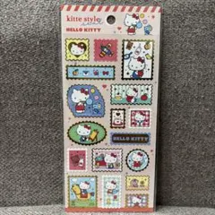 キティ　赤　キッテスタイルシール　切手風シール　切手シール　サンリオ　クラックス