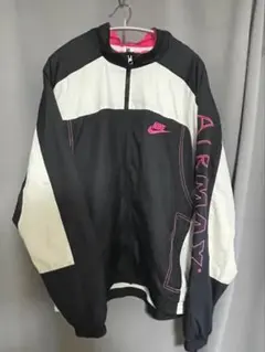 NIKE ナイロンジャケット ブラック/ホワイト/ピンク