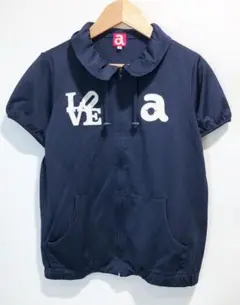 archivio ロゴ ジップアップ シャツ ネイビー 38■1021X③