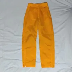 adidas ナイロンパンツ イエロー M　80年代
