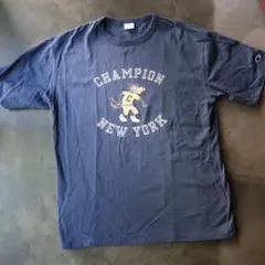 【値下げ！】XLサイズChampionチャンピオン Tシャツ ネイビー