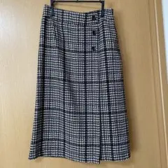 リフレクト　茶ツイードスカート Mのサムネイル