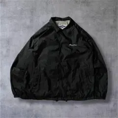 企業系MasTec ナイロンコーチジャケット XL ブラック ドローコード 短丈