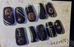 ネイルチップ 10個セット 星柄デザイン