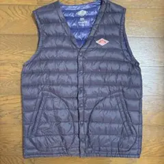 DANTON キルティングベスト ネイビー 38