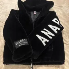 ANAP GIRL フード付きジャケット S ブラック