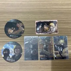 進撃の巨人　エレン&ミカサ&アルミン　グッズセット