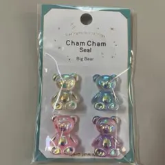 デコレーションシール　立体シール　カミオジャパン　シール　SEAL クマ　くま