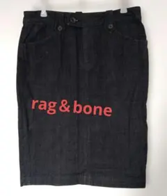 rag & bone デニムタイトスカート ブラックのサムネイル