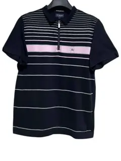 バーバリー　ゴルフ　ハーフジップ　ポロシャツ バーバリー ゴルフ ハーフジップ シャツ ポロシャツ ノバ