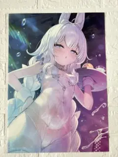 マジくじ　アズールレーン　バニーナイト　A3クリアポスター　ル・マラン