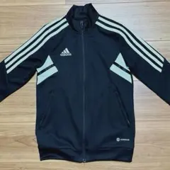 adidas kids AEROREADY ブラック ジャージジャケット140