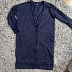 REORMIX ネイビー ロングカーディガン L