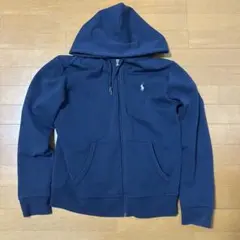 ポロ・ラルフ・ローレン　ジップパーカー　ネイビー
