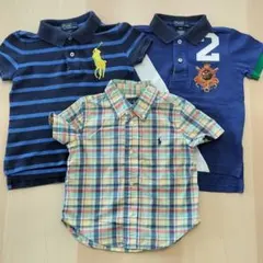 ラルフローレン◆シャツ＆ポロシャツ 3点セット 2T 24M