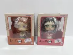 鬼滅の刃 るかっぷ 錆兎 真菰 2体セット 開封品 箱無し 限定座布団付き 抽選販売】 るかっぷ 鬼滅の刃 錆兎＆真菰セット 【限定特典