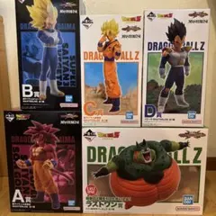 一番くじ ドラゴンボール A B C D ラストワン フィギュア5体 おまけ付き