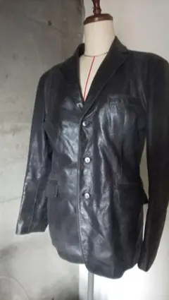 C. brunes 美品 レザージャケット 40
