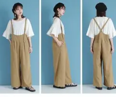 未使用 n'Or LABEL 　『サスペンダー付きワイドパンツ』のサムネイル
