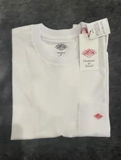 DANTON レディース　ポケットTシャツ ホワイト　Sサイズ　新品未使用のサムネイル
