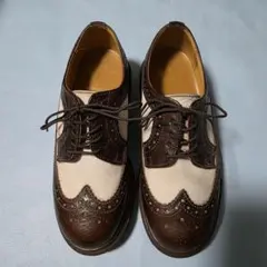 ドクターマーチン ウイングチップ UK4 3989 イングランド製 ブラウン