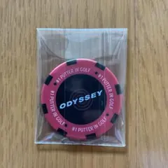 【新品未使用品】ODYSSEY／ゴルフマーカー【レッド】のサムネイル