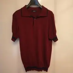 5351 POUR LES HOMMES ポロシャツ ボルドーのサムネイル