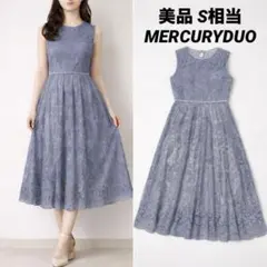 【美品】MERCURYDUO レイディアル　レースフレアドレス Sサイズ
