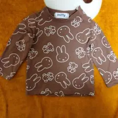 アカチャンホンポ ミッフィー 長袖Tシャツ ブラウン 80サイズ