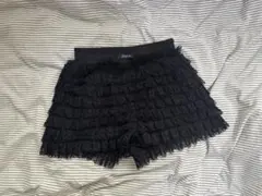 jouetie レースフリルパンツ ブラック