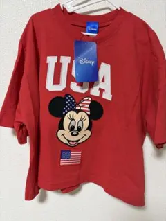 新品　チマジロ　ミニーマウス USA Tシャツ120