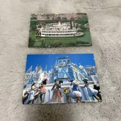 東京ディズニーランド　ポストカード　昭和レトロ