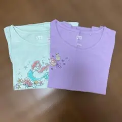【新品】UNIQLO×Disney UT アリエル ラプンツェル２点セット