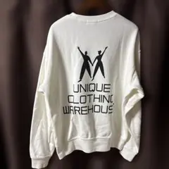 UNIQLO スウェット 白 旧 ロゴ
