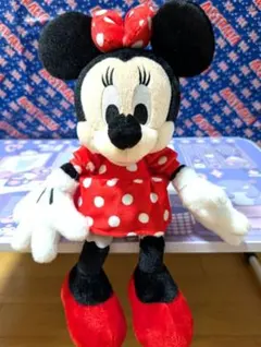 タカラトミー★ミニーマウス ぬいぐるみ・水玉模様・赤い靴★グッドルック✿可愛い✿