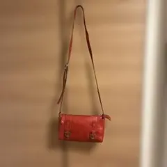 Dakota ショルダーバッグ レッド レザー