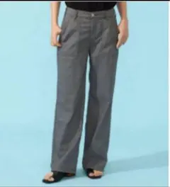 SOMETHING ete メッシュワイドベイカーパンツ【涼】　M